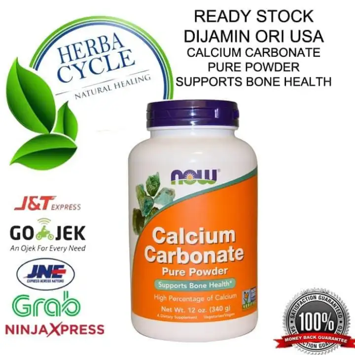 Now Foods Calcium Carbonate Powder 340 G Ori Usa Now Kalsium Karbonat Lazada Indonesia