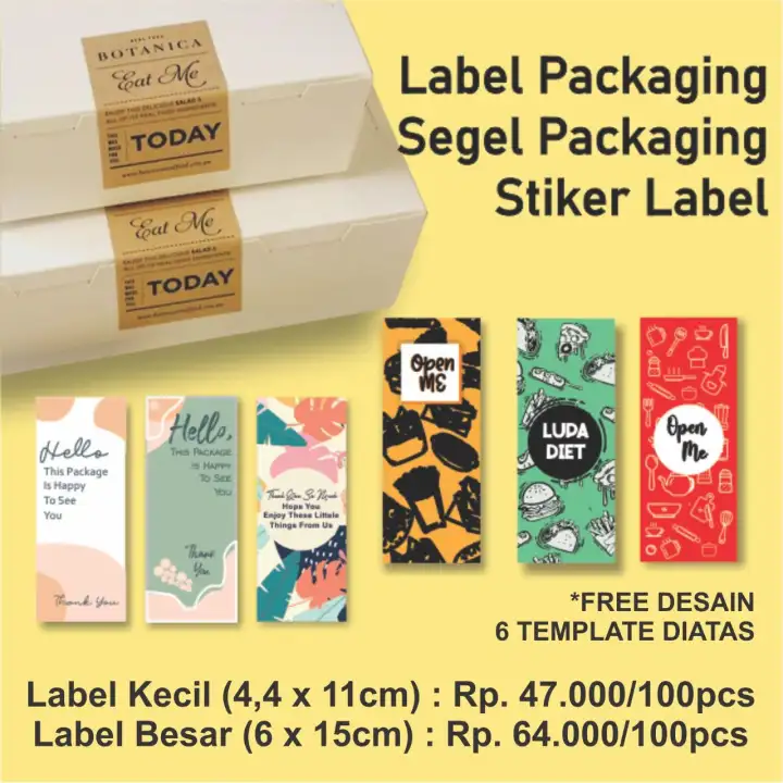 Stiker Makanan Label Makanan Stiker Label Bisa Custom Minim Order 100pcs Lazada Indonesia Stiker Makanan Label Makanan Stiker Label Bisa Custom Minim Order 100pcs Lazada Indonesia