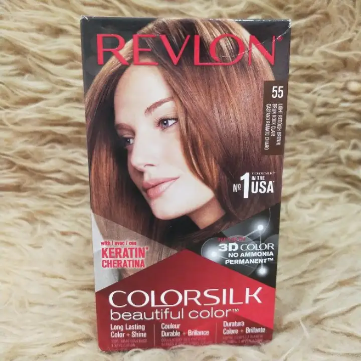 Revlon Colorsilk Color Silk 55 Light Reddish Brown Cat Pewarna Rambut Lazada Indonesia Revlon Colorsilk Color Silk 55 Light Reddish Brown Cat Pewarna Rambut Lazada Indonesia