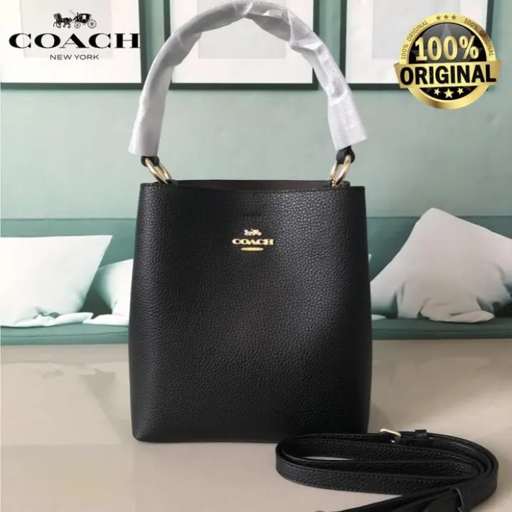 Big Sale 100 Original Tas Coach Town Bucket Bag In Crossgain Leather Black Lazada Indonesia Big Sale 100 Original Tas Coach Town Bucket Bag In Crossgain Leather Black Lazada Indonesia
