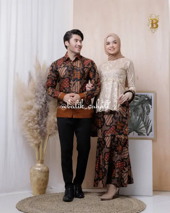 Best Seller Baju Batik Couple Pasangan Brokat Basera Latte Model Terbaru Remaja Dewasa Jumbo Busui Solo Jawa Brokat Kondangan Couple Pasangan Wanita Modern Murah Basera Lazada Indonesia