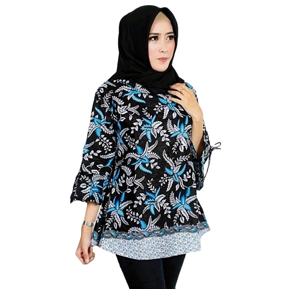 model atasan batik modern model atasan batik modern