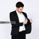 Jas Wisuda Hitam Pria Model Slimfit Modern Korean Style 2025 Casual Premium Terbaru. 