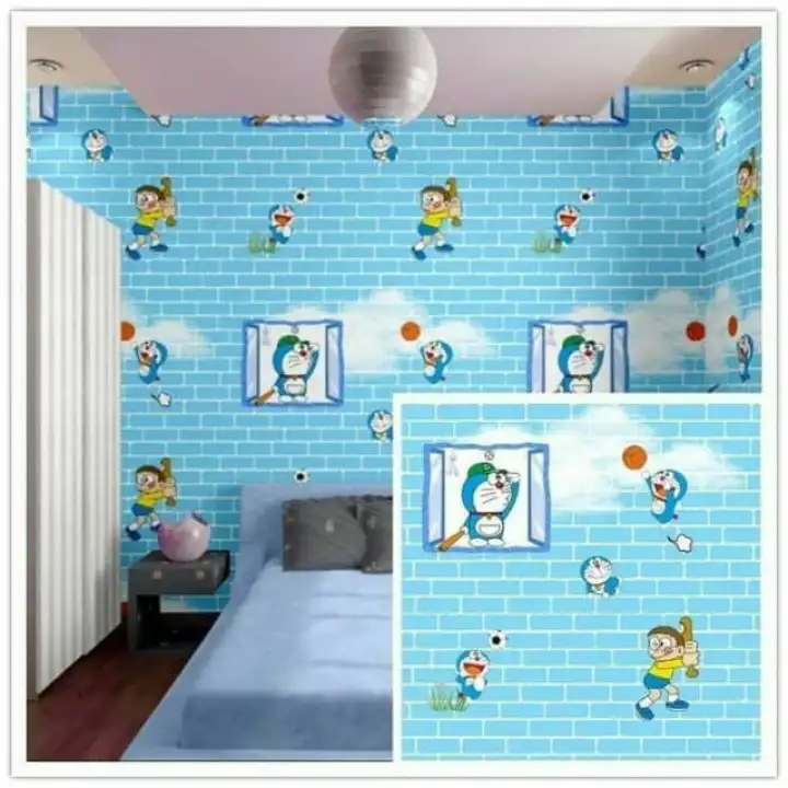 Promo Cod Dbb Wallpaper Dinding Karakter Doraa Eemon Batu Bata Biru Wallpaper Dinding Doraa Eemon Bata Biru Sticker Dinding Motif Doraa Eemon Termurah Lazada Indonesia