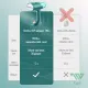 TNW Setrika Uap Portable Garment Steamer Handheld Steamer Iron Foldable Elektrik 1800W. 
