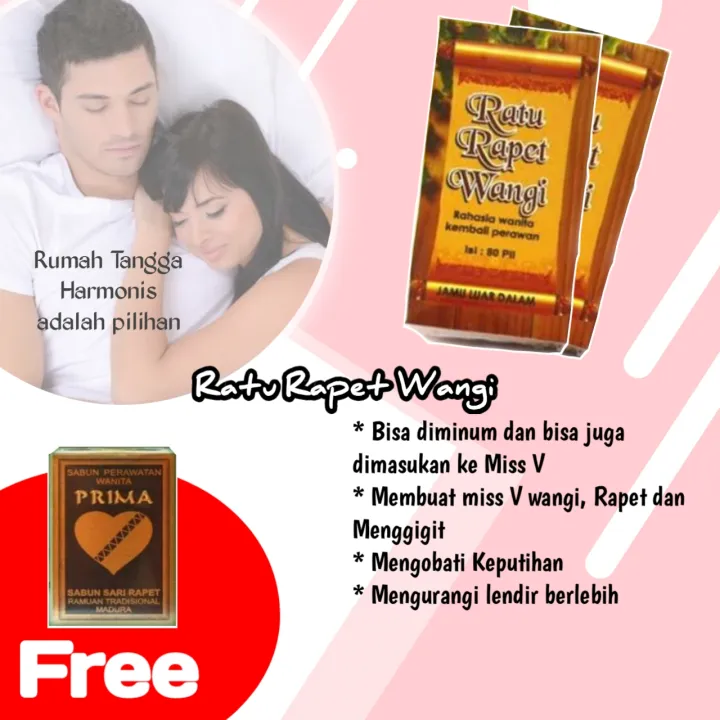 Jamu Herbal Wanita Ratu Rapet Wangi Jamu Rapet Terbaik Khasiat Seperti Perawan Perapat Miss V Paling Dicari Free Sabun Rapet Lazada Indonesia