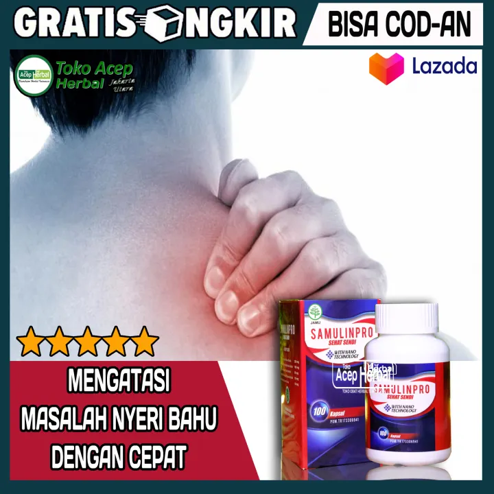 Obat Sakit Bahu Sakit Bahu Sebelah Kiri Dan Kanan Bahu Bengkak Nyeri Sendi Bahu Nyeri Pundak Nyeri Bahu Lengan Dengan Herbal Samulinpro Sehat Sendi Kemasan Baru Walatra Sehat Sendi Lazada Indonesia