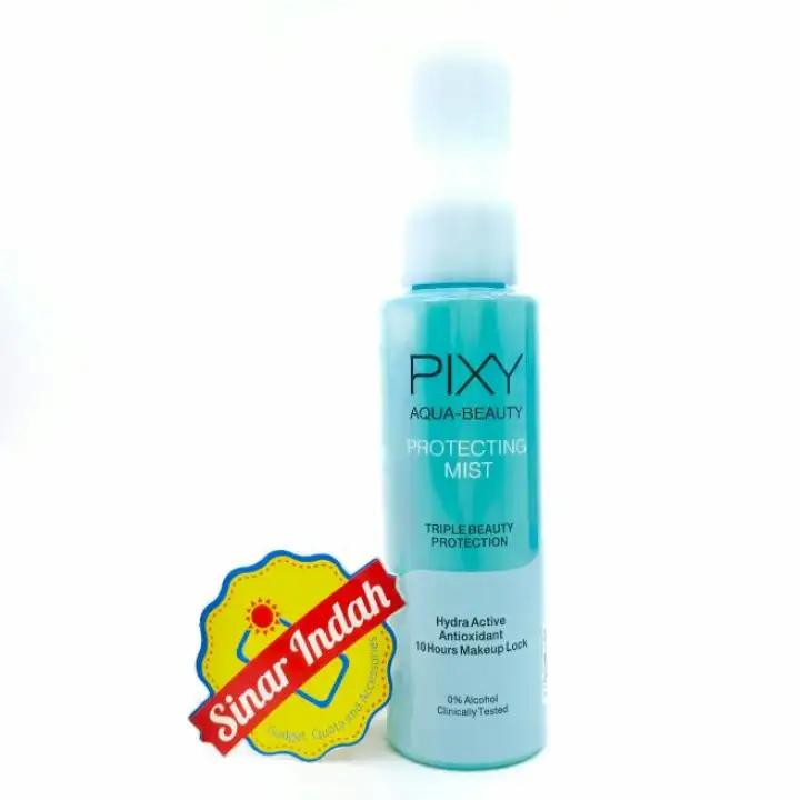 Pixy Aqua B Protect Mist Spray Make Up Tahan Lama Lazada Indonesia