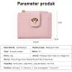 Hathin muii - DOMPET lipat kecil  KULIT PREMIUM fashion Korean style Sederhana wallet import bahan kulit pu dompet wanita. 