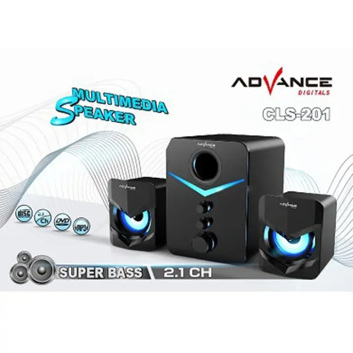 Advance Cls 201 Speaker Komputer Speaker Bluetooth Wireless Super Bass Cls 201 Cls201 Hitam Lazada Indonesia