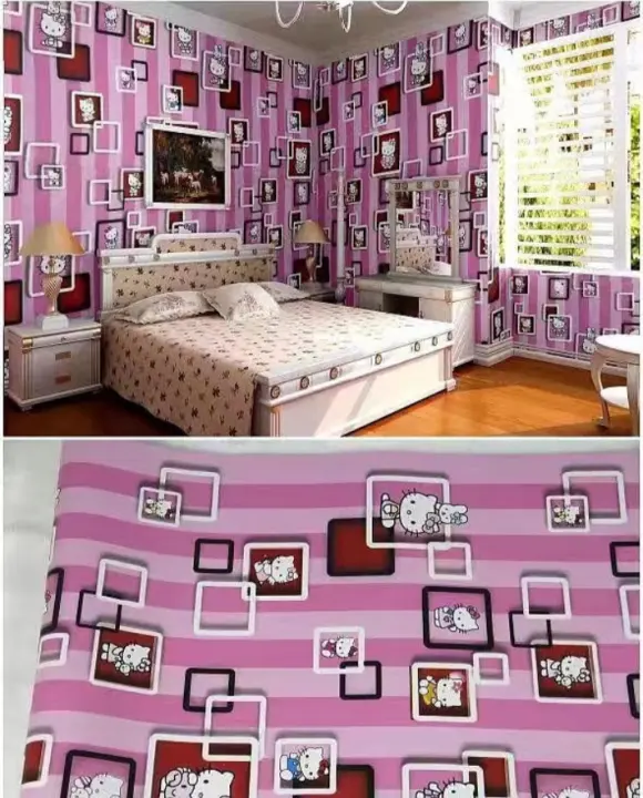 Wallpaper Dinding Hello Kitty 3d Image Num 24