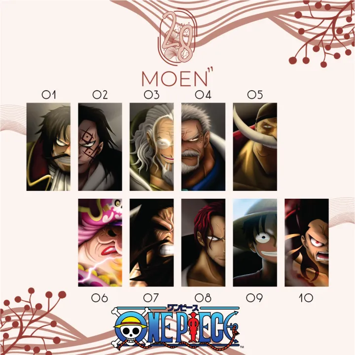 Poster One Piece Bebas Pilih 10 Lembar Poster Keren Character One Piece Uk 15x31cm Prosses Cepat Lazada Indonesia