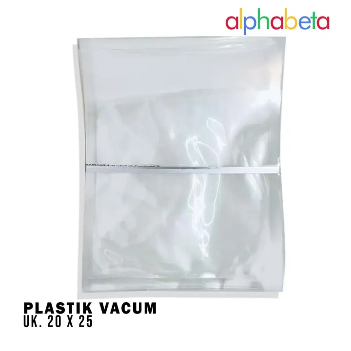 Plastik Vacuum Sealer Bag 20x25 Cm Isi 100 Lembar Plastik Kedap Udara Lazada Indonesia