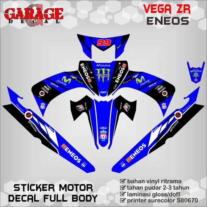 Decal Yamaha Vega Zr Eneos Lazada Indonesia