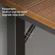Meja L Meja Kantor Meja komputer Meja kerja besi Serbaguna Meja Pc Meja Gaming Meja L Belajar. 