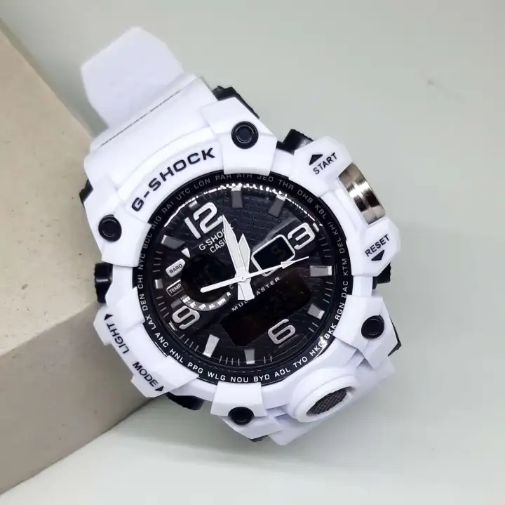 Jam Tangan Pria Sport G Shock Gw1000 Full Putih Water Resist Lengkap Warna Cod Jne Lex Lazada Indonesia