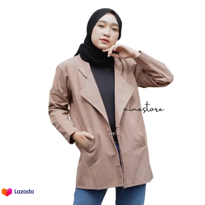 Hanna Blazer Bahan Canvas Blezer Wanita Blazer Wanita Blezer Wanita Panjang Blazer Wanita Korea Rompi Wanita Lengan Panjang Auter Wanita Lengan Panjang Blazer Wanita Formal Blazer Polos Wanita Lazada Indonesia