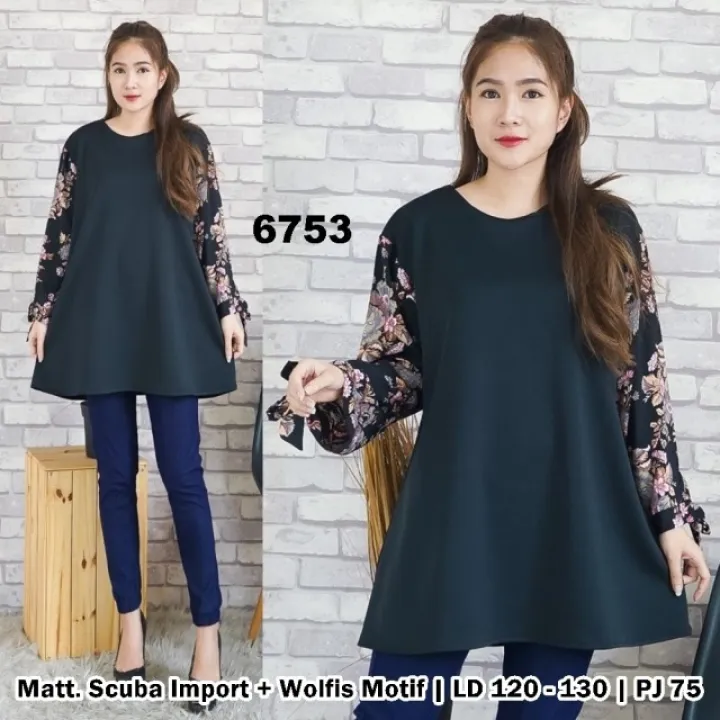 Dmost Blouse 4xl Jumbo Blouse Blouse Jumbo Atasan Wanita Jumbo Xxxl Blus Wanita Jumbo Blouse Wanita