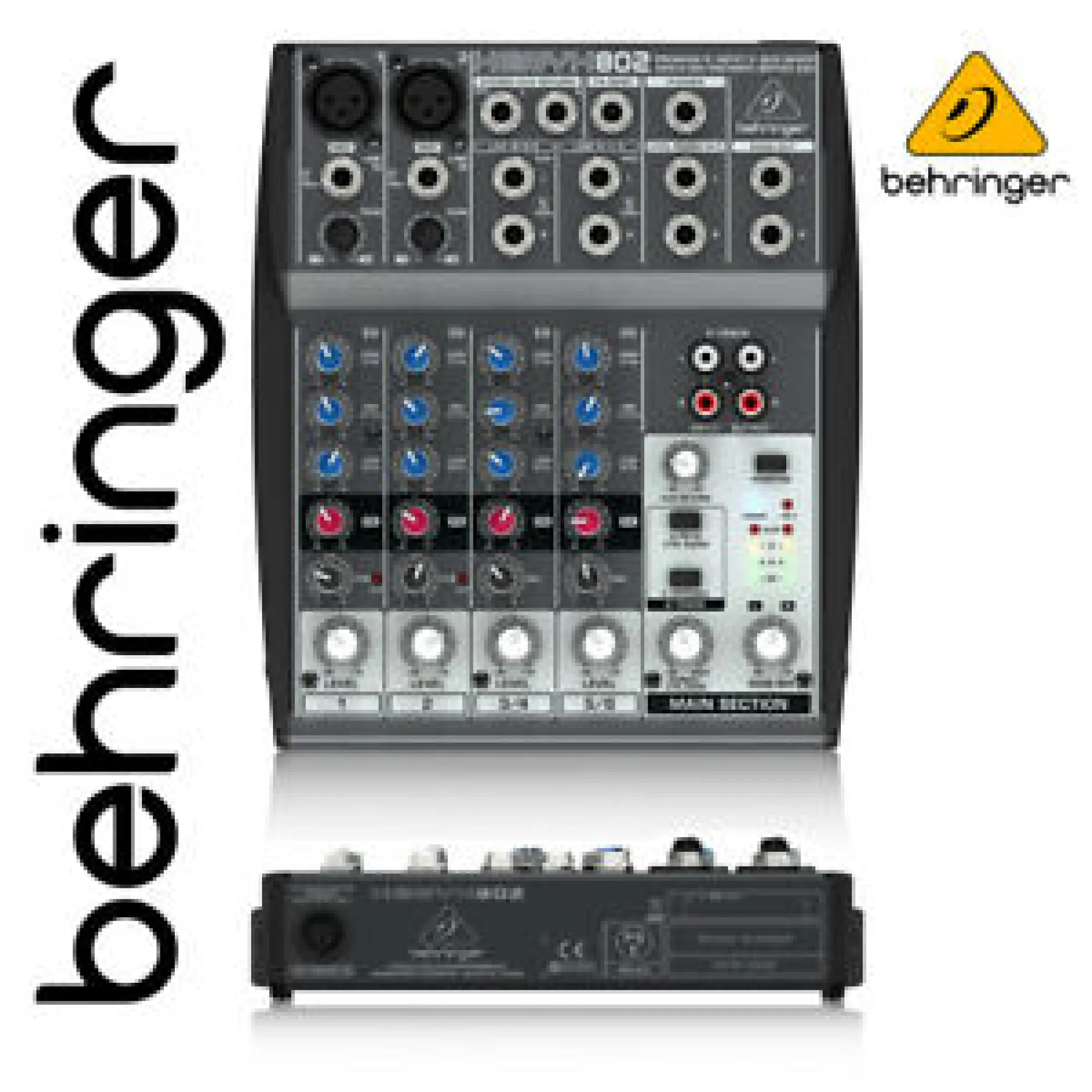 Behringer Mixer Xenyx 802 8 Channel Compact Audio Mixer Lazada Indonesia