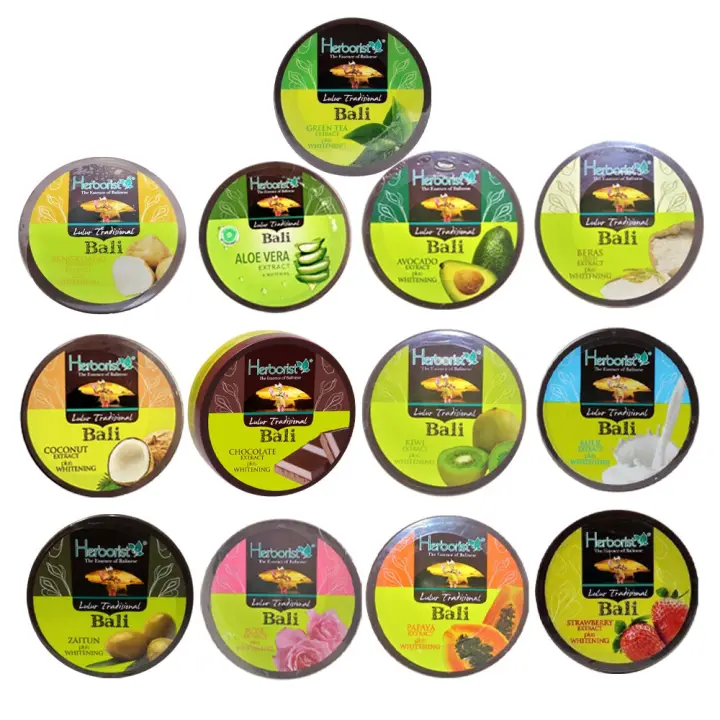 Lulur Herborist Bali Herborist Lulur Tradisional Bali 100gr 200gr Lulur Badan Lazada Indonesia