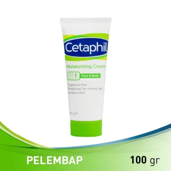 Cetaphil Moisturizing Cream 100g Pelembab Muka Kulit Kering Sensitif Skincare Lazada Indonesia