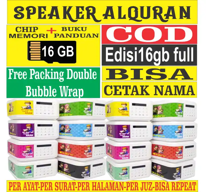 Speaker Murottal Al Quran 30 Juz Speaker Alquran 30 Juz Lengkap Dan Murah Speaker Al Quran 30 Juz 16gb Bisa Request Nama Lazada Indonesia