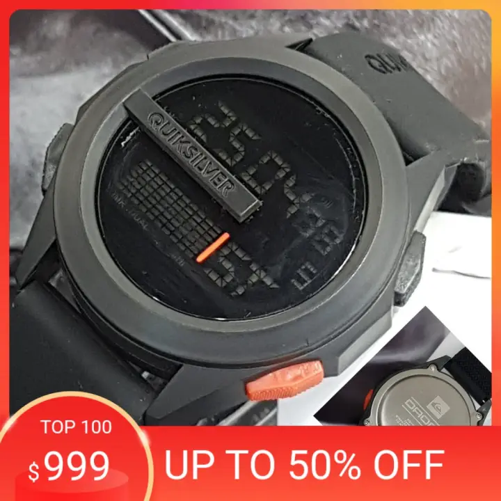 Jam Tangan Pria Anti Air Digital Quiksilver Hitam Waterproof Cuci Gudang Grosir Murah Lazada Indonesia
