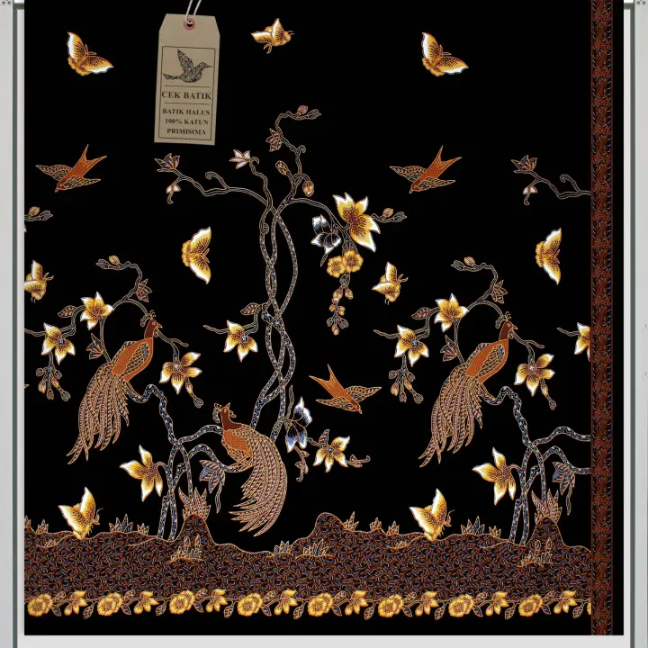 Kain Batik Motif Burung Unik Elegan Ukuran 2 Meter Lebih Lazada Indonesia
