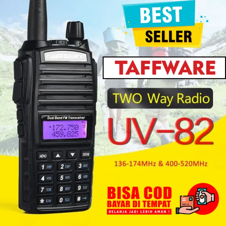 Walkie Talkie Ht Handy Talkie Radio Ht Alat Komunikasi 1 5 Lcd 5w Bao Feng 128 Ch