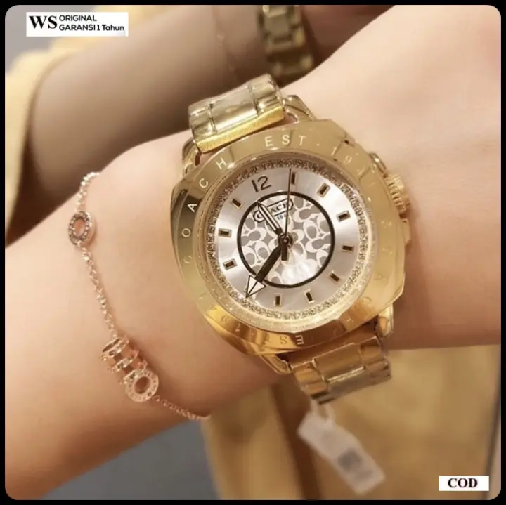 Jam Tangan Coach Original Jam Tangan Wanita Merk Coach Original Leather Diamond Diameter 4 1 Cm Jam Tangan Wanita Original Jam Tangan Wanita Terbaru Lazada Indonesia