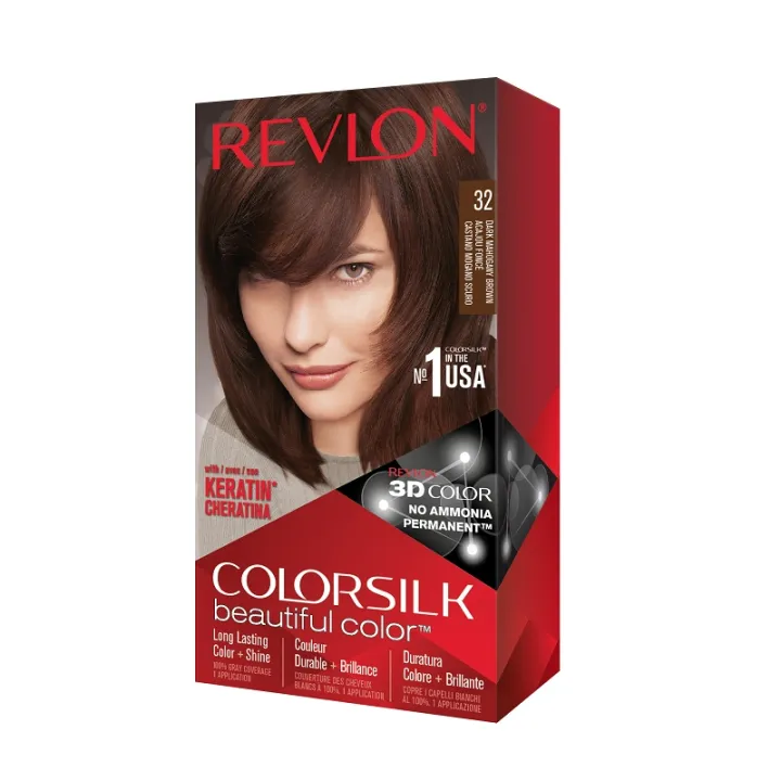 Pewarna Rambut Revlon Colorsilk Beautiful Color Dark Mahogany Brown No 32 Lazada Indonesia Pewarna Rambut Revlon Colorsilk Beautiful Color Dark Mahogany Brown No 32 Lazada Indonesia