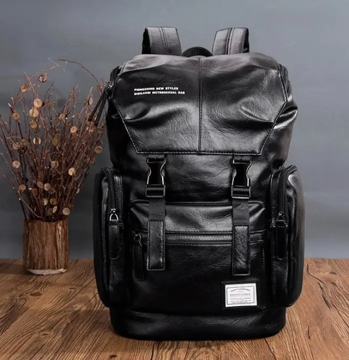 Tas Ransel Pria Import Terbaru Keren ks42 trandi Tas Punggung Cowok Sekolah Kuliah Kerja kantor Laptop tas gendong Laki Laki Kekinian Kulit cowo