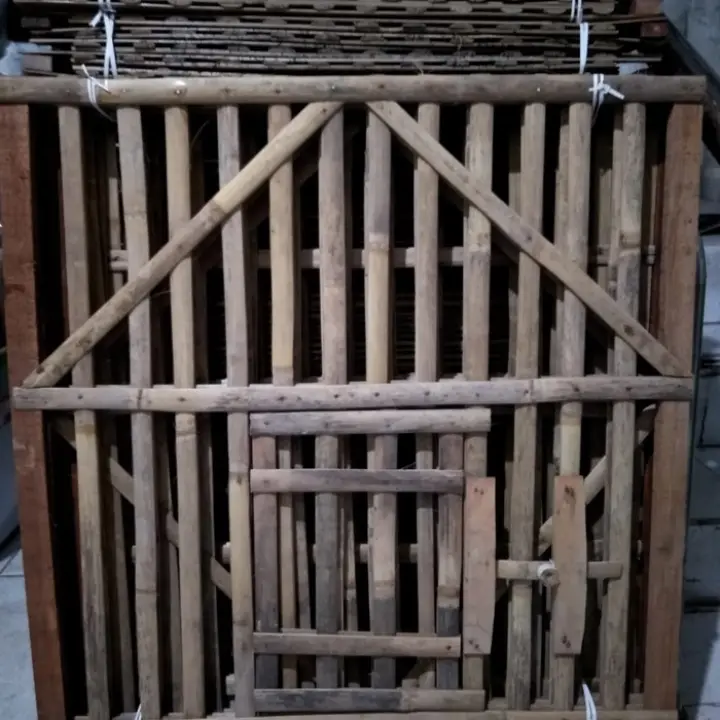 kandang kotak bambu ayam bangkok ( / ) - sedia peliharaan kucing 