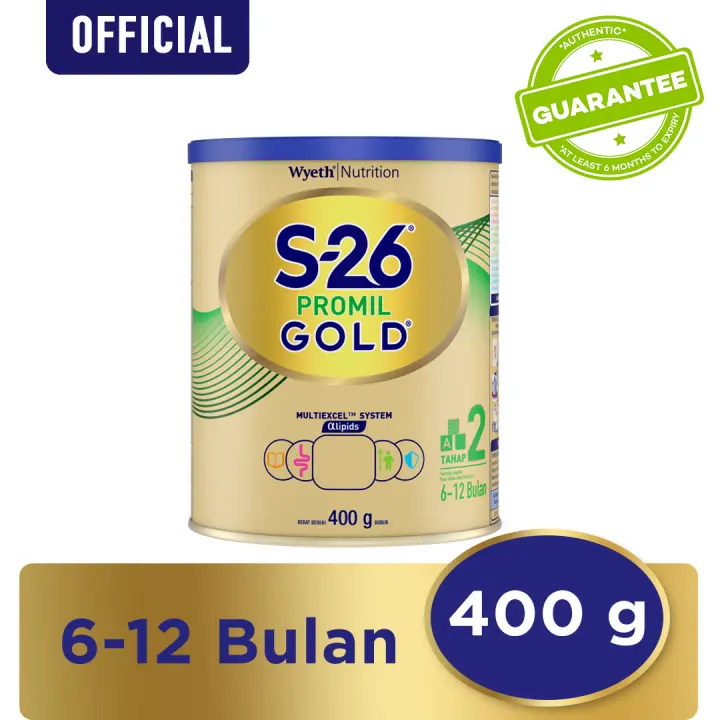 S 26 Promil Gold Tahap 2 Susu Pertumbuhan Anak Usia 6 12 Bulan Kaleng 400gr Lazada Indonesia