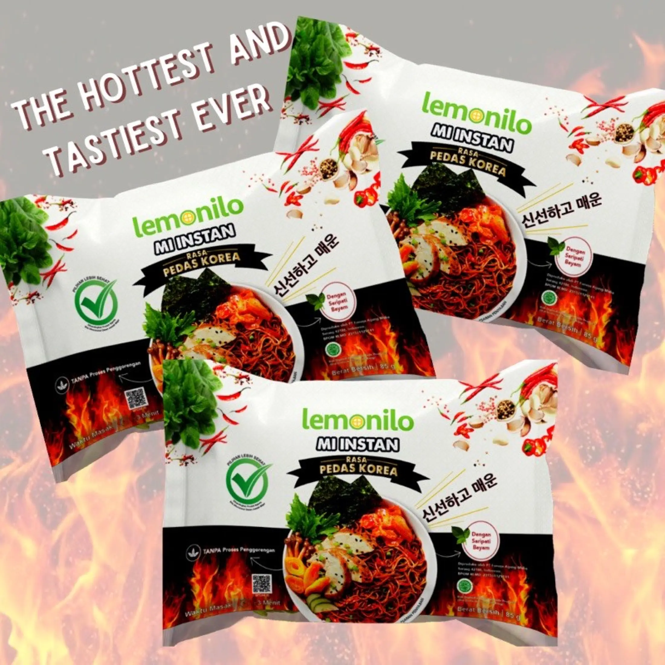 Mie Lemonilo Goreng Instan Mie Lemonilo Pedas Korea Mie Sehat 1 Dus Karton Isi 20 Pcs Lazada Indonesia