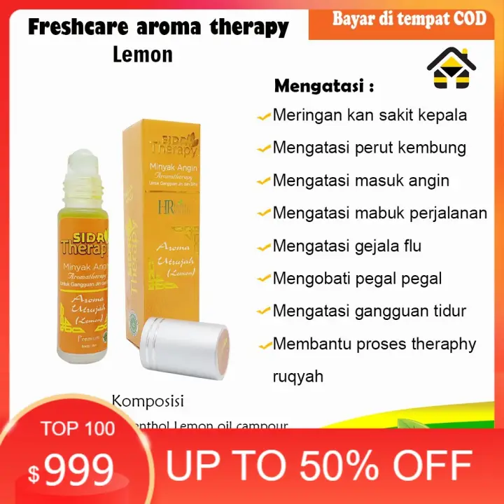 Freshcare Roll On 10 Ml Minyak Angin Freshcare Lemon Lazada Indonesia