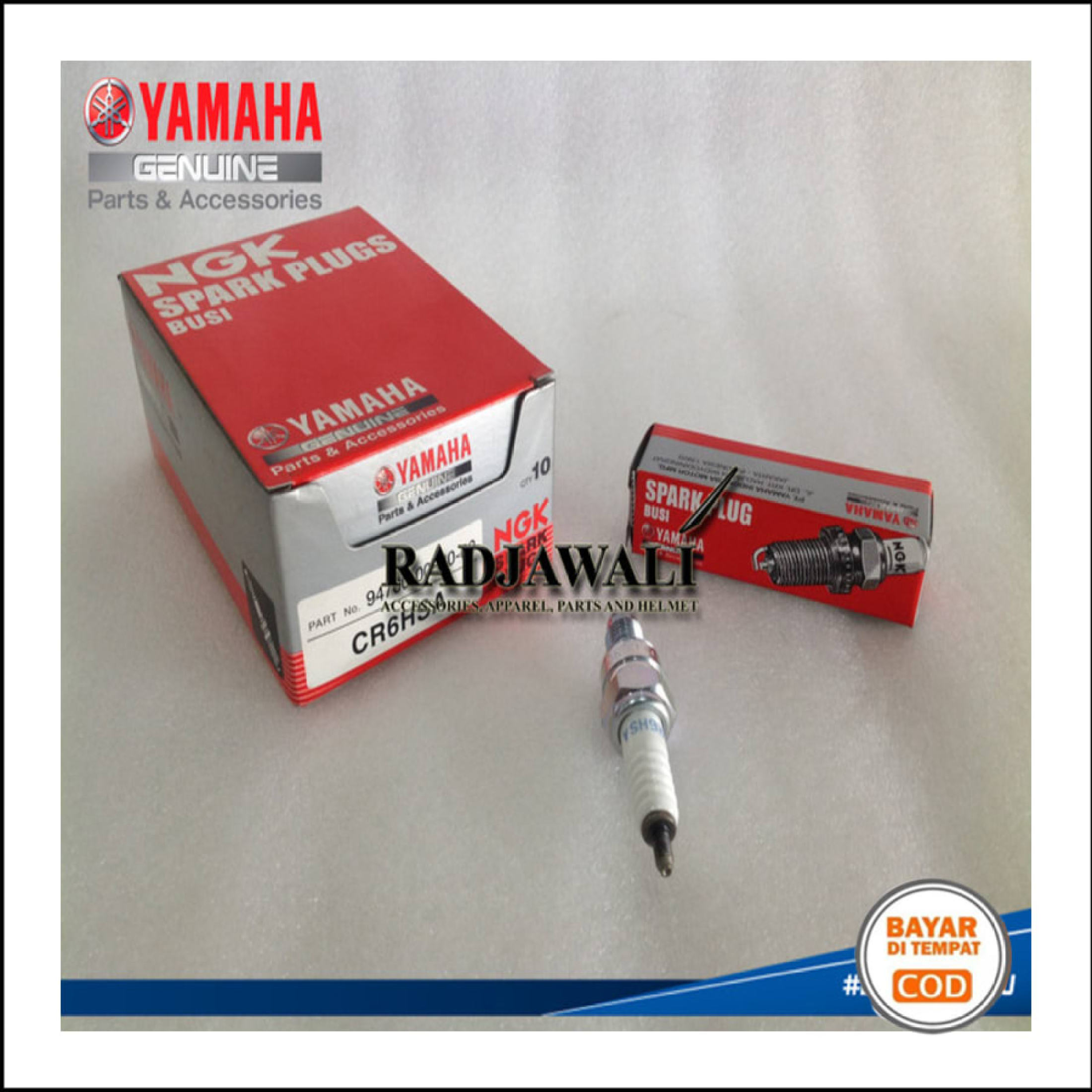 Bayar Ditempat Busi Motor Bebek Matic Injection Cr6hsa Ngk Asli Yamaha Lazada Indonesia