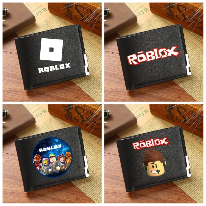 Dompet wallet import Roblox /Dompet lipat hitam gambar roblox