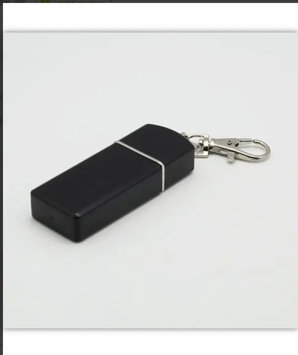 Akkoki Asbak Mini Portable - Asbak Rokok Portable Enclosed Ashtray Steel with Keychain - Tempat sampah