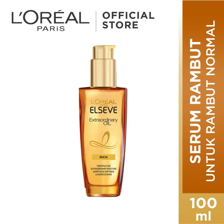 Loreal Serum Vitamin Rambut Extraordinary Oil For Normal Hair 100ml Serum Penumbuh Rambut Loreal Rambut Harum