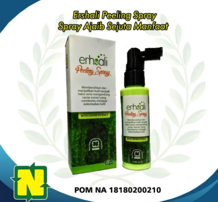 Ershali Peeling Spray Nasa Perontok Daki Dan Komedo Wajah Lebih Bersih Cerah Dan Halus