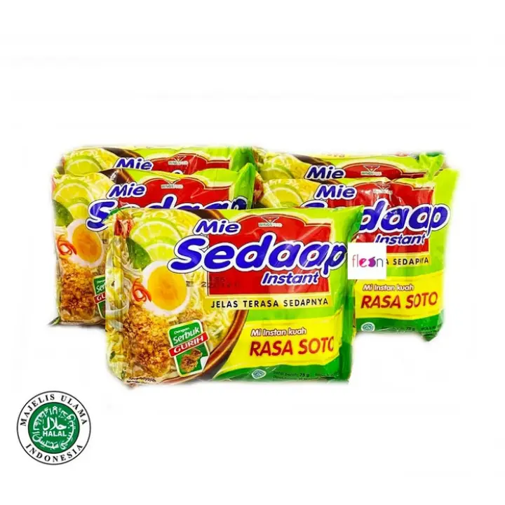 Paket 5 Pcs Mie Sedaap Kuah Rasa Soto Mi Lazada Indonesia