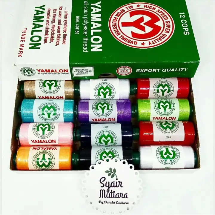 12 Pcs Benang Jahit Kuat Yamalon Lazada Indonesia
