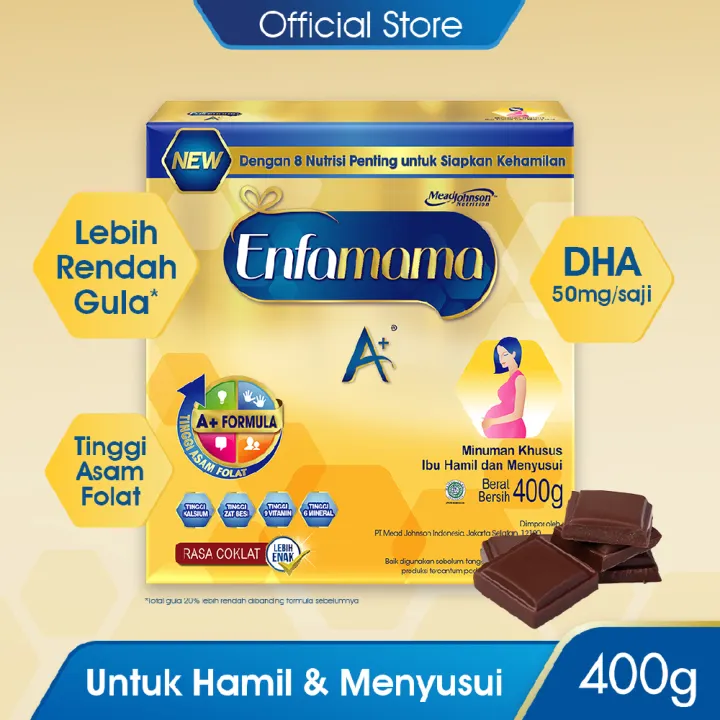 Enfamama A Susu Ibu Hamil Menyusui Coklat 400g Lazada Indonesia