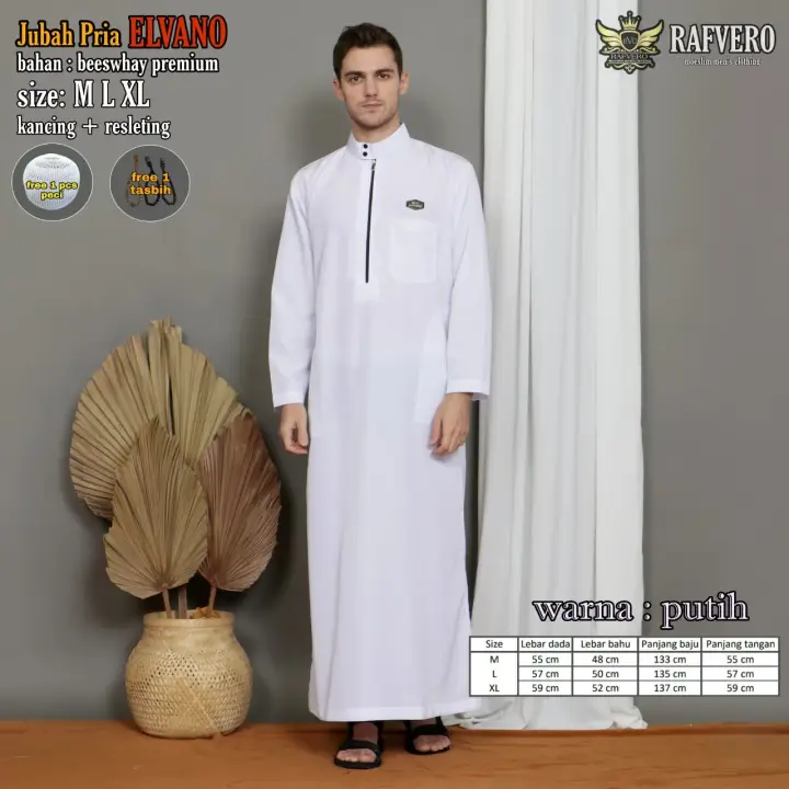 Islam Berpakaian Abaya Jubah Arab Saudi Kleding Mannen Oman Qamis Musulman Pakaian Etnik Kupipodarok Mk