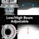 2 buah Lampu Utama LED H4 Mini Proyektor Cut off Rapi 16000 lm 5500k Bright xpander brio avanza Xenia. 