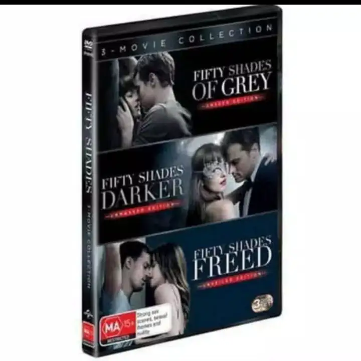 Paket Dvd Film Fifty Shades Of Grey Komplit Subtitle Indonesia Lazada Indonesia