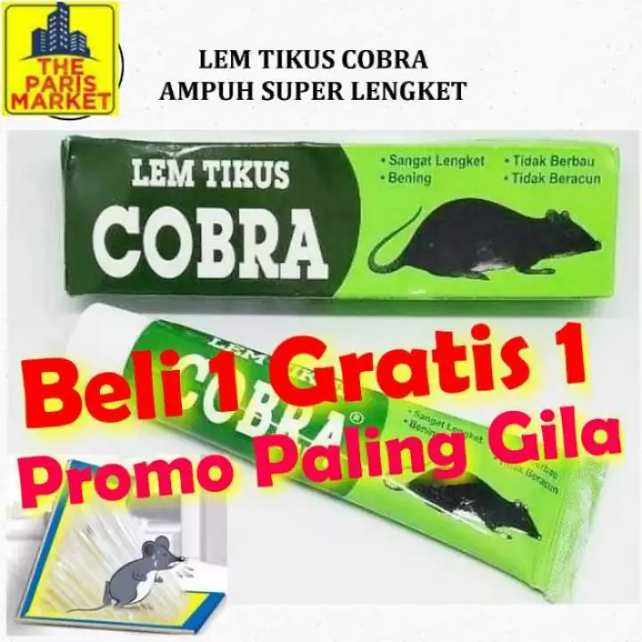 Lem Cobra Lem Tikus Kuat Paling Ampuh Mengatasi Tikus Dan Kecoa Lazada Indonesia