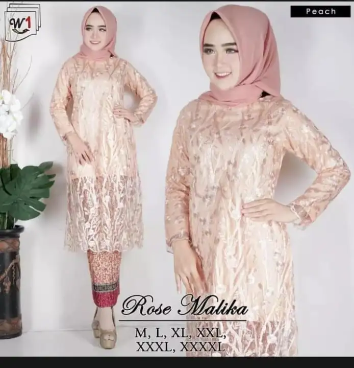 Atasan Kebaya roos malika / Kebaya 3D / Kebaya Mewah Harga 