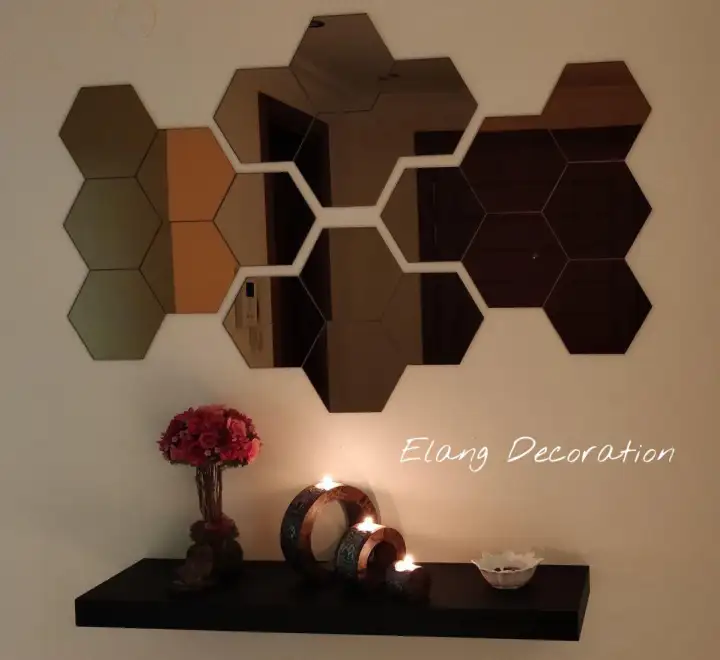 Termurah Kaca Cermin Hexagonal Asli Kaca 100 Ukuran 10cmx8 5cm Cermin Aesthetic Dekorasi Dinding Rumah Minimalis Cermin Dinding Cermin Segi Enam Lazada Indonesia